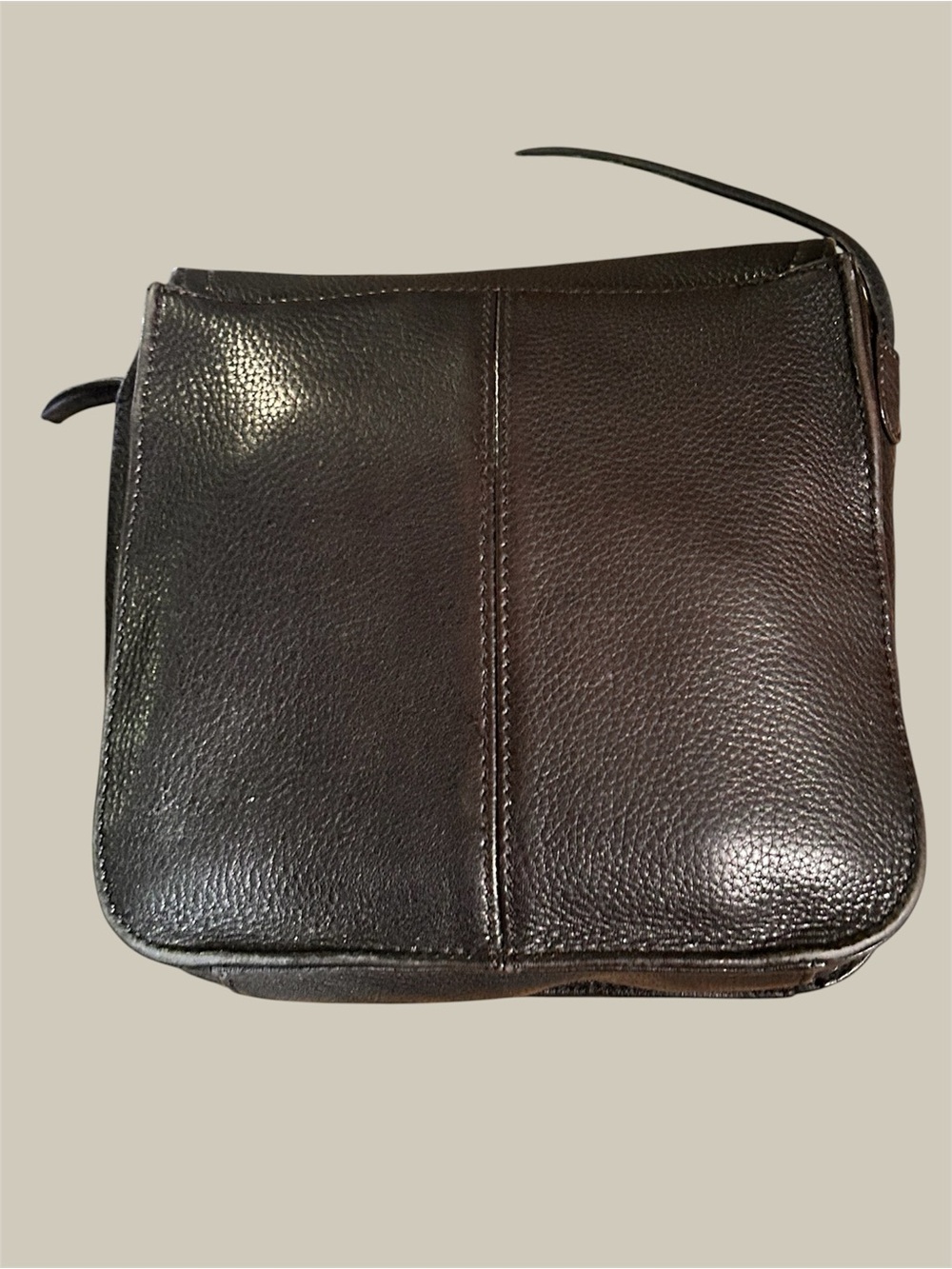 Fossil Vintage Leather black Mini Crossbody/Messenger Bag/Purse EUC - Picture 2 of 6